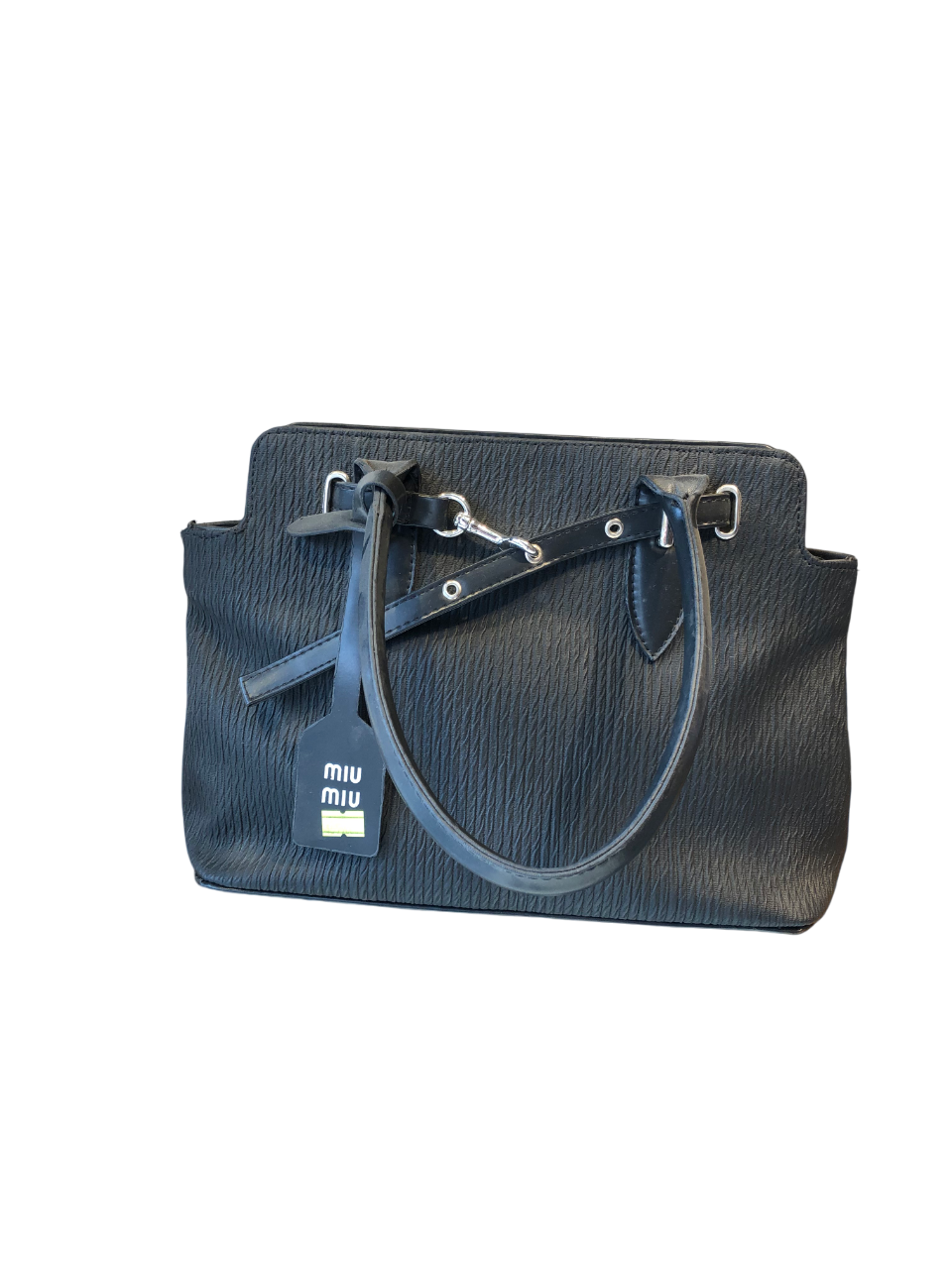 کیف رودوشی زنانه میو میو جنس الیاف طرح