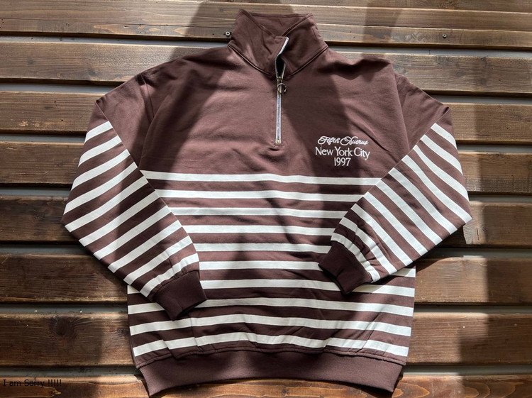 دورس زنانه نیم زیپ راه راه دورس دونخ