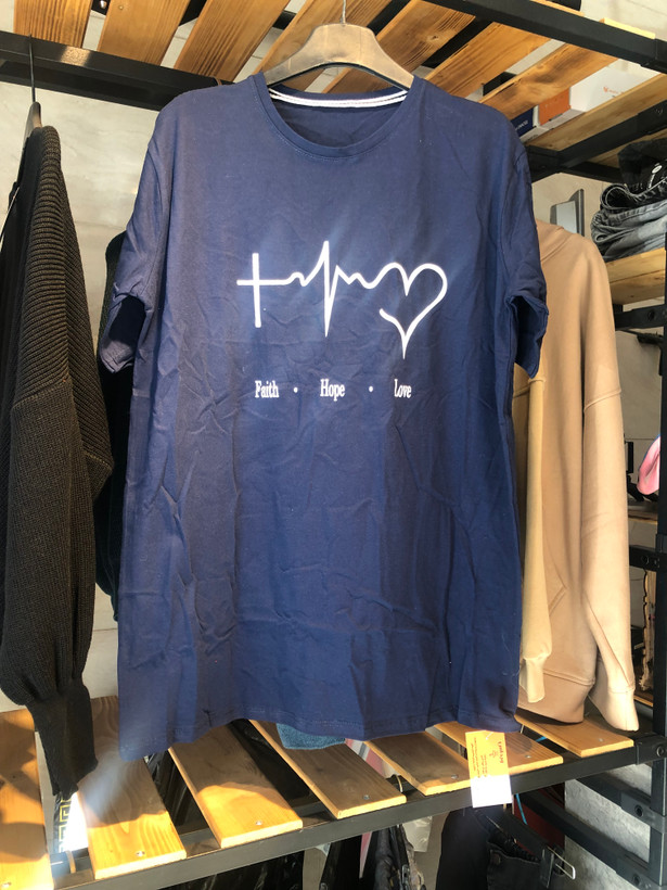 T-shirt long size 1-2