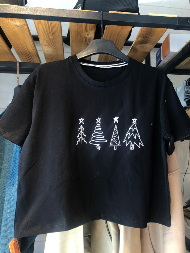 T-shirt free size crop